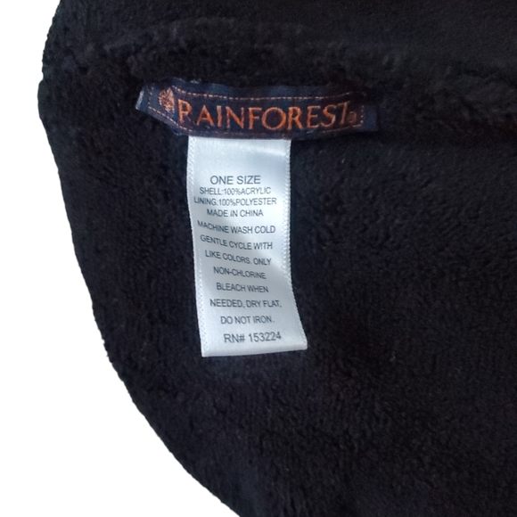 Men's Rainforest Winter Knit Fleece Lined Cuffed Beanie Hat Brown NWT - Picture 4 of 4